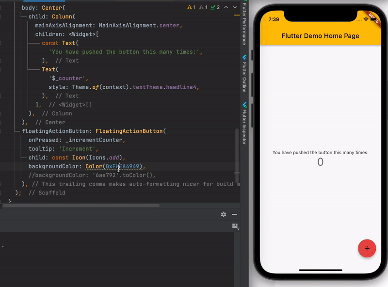Changing the Opacity for the Hexadecimal Color Code