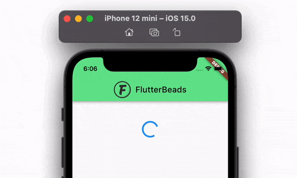 Flutter delay widget with 2 seconds