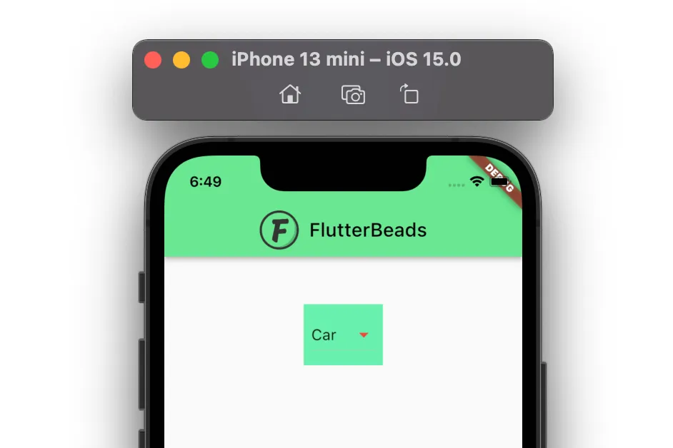 change dropdown arrow color in flutter