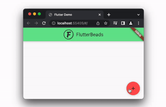 change floating action button hover color